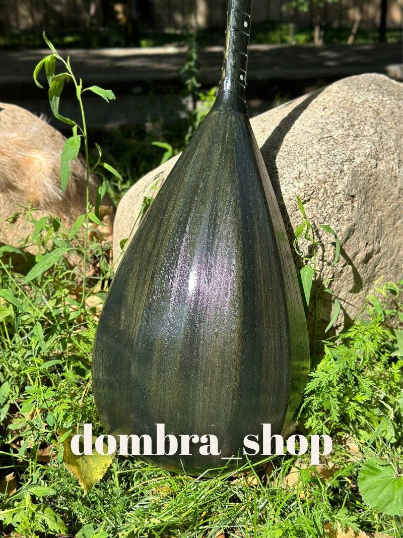 Dombra Türkiye kurt desenli - Yarı profesyonel kazak dombrası dombrashop