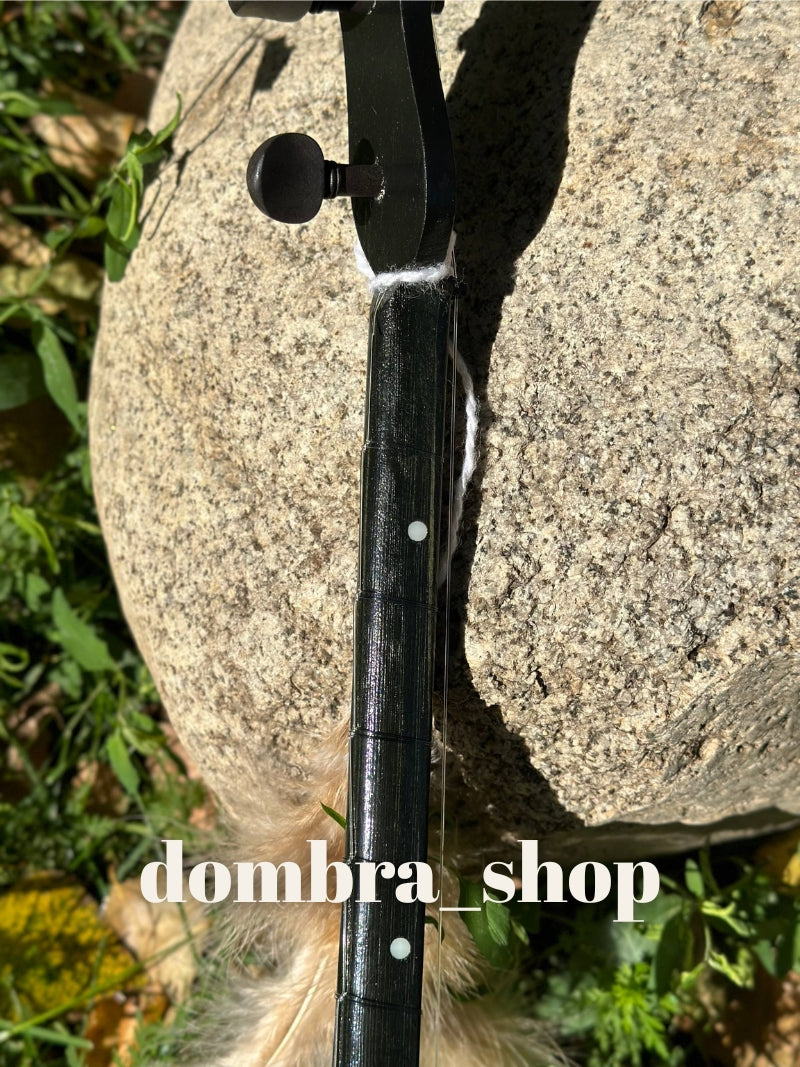 Kurt desenli dombra dombrashop - Kazakistan'dan özenle seçilmiş dombra