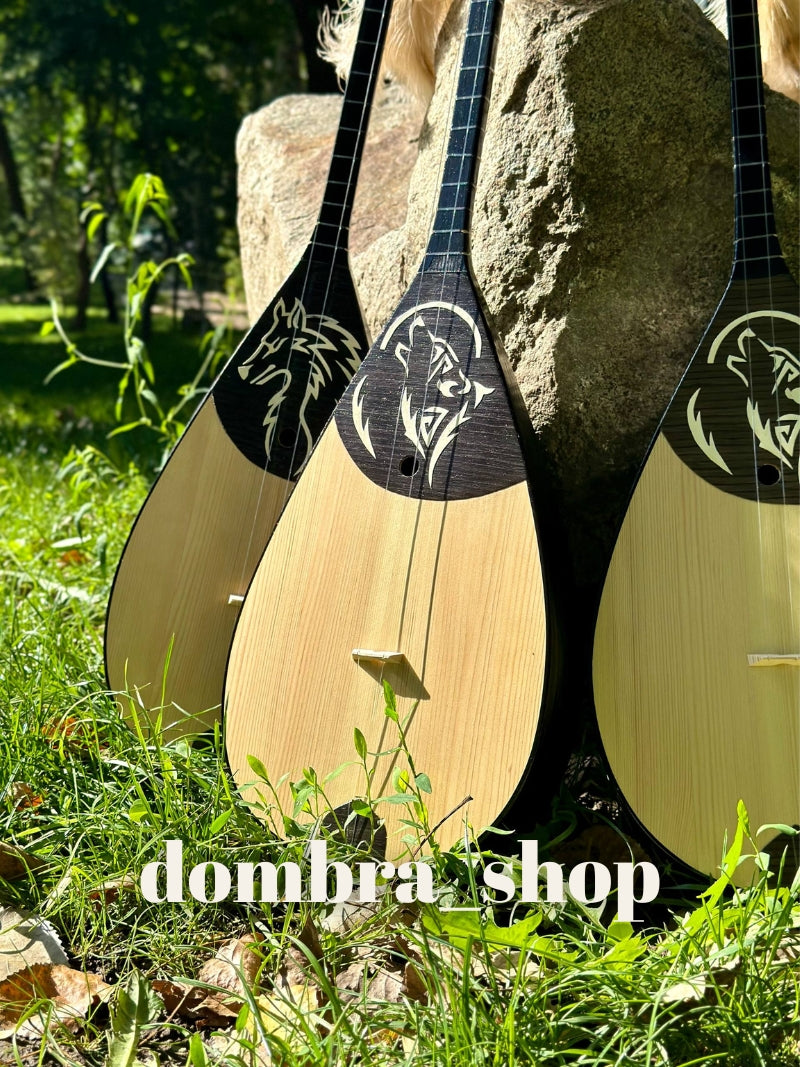 Kurt desenli dombra satın al - Türkiye'nin 1 no'lu kazak dombrası dombrashop